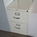 Hon Beige 2 Drawer Vertical Legal File Cabinet, Locking